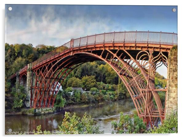 The first Ironbridge Acrylic by Stephen Davis