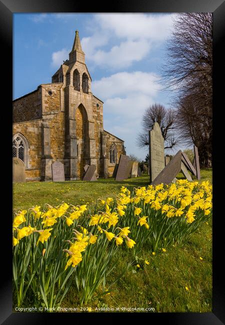 Burton Lazars Church and Daffodils, Leicestershire Framed Print by Photimageon UK