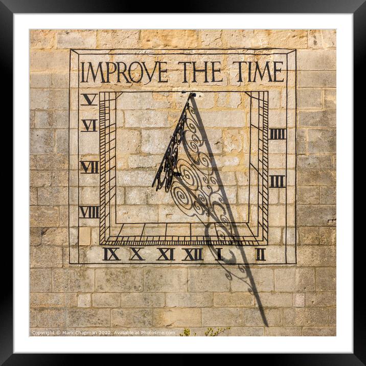 Old Sundial Framed Mounted Print by Photimageon UK