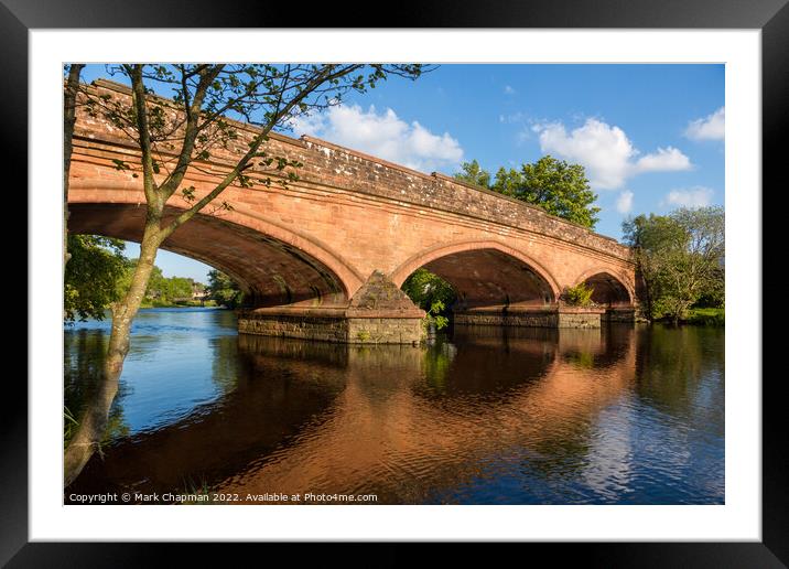 Bridge over River Teith, Callander, Scotland Framed Mounted Print by Photimageon UK
