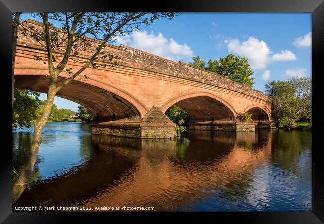 Bridge over River Teith, Callander, Scotland Framed Print by Photimageon UK