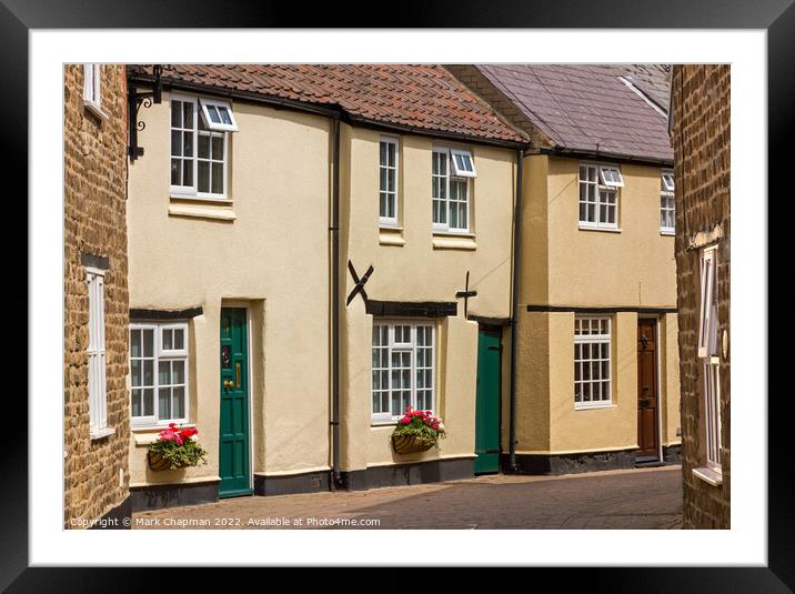 Dean's Street Cottages, Oakham Framed Mounted Print by Photimageon UK