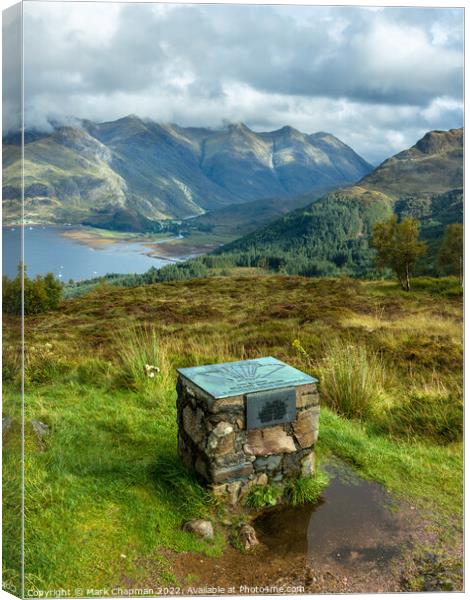 Sisters of Kintail from Bealach Ratagain, Scotland Canvas Print by Photimageon UK