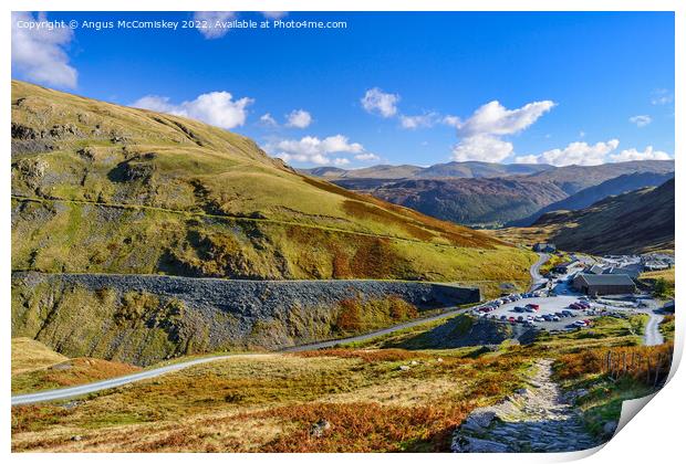 Honister Pass Lake District Print by Angus McComiskey