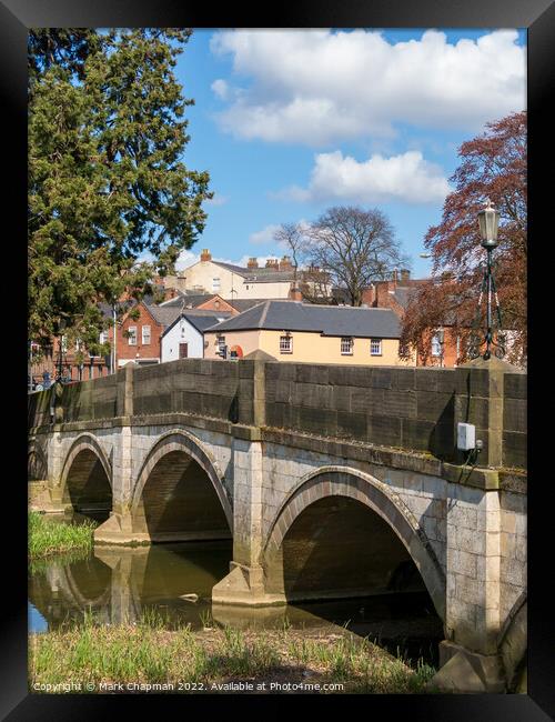 Lady Wilton Bridge and River Eye, Melton Mowbray Framed Print by Photimageon UK