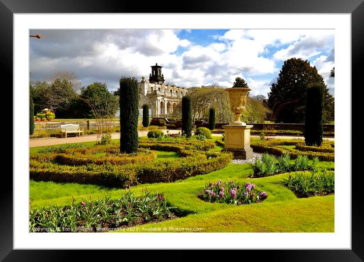 Trentham gardens  Framed Mounted Print by Tony Williams. Photography email tony-williams53@sky.com