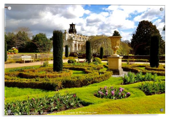 Trentham gardens  Acrylic by Tony Williams. Photography email tony-williams53@sky.com