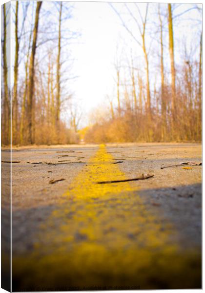 Waling the line In London Canvas Print by Craig Weltz