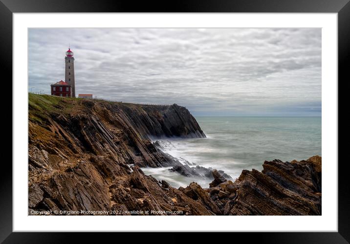 Penedo de Sausade Lighthouse Framed Mounted Print by DiFigiano Photography