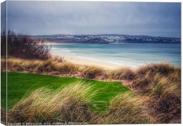 Serenity of St Ives Bay Canvas Print by Beryl Curran