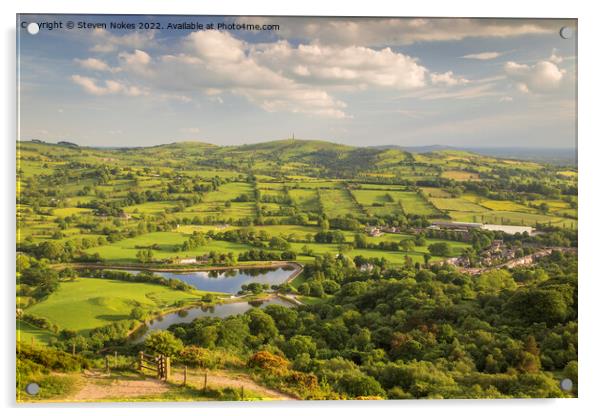 Majestic Views of Teggs Nose Country Park Acrylic by Steven Nokes