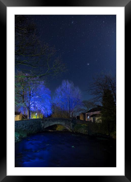 Starry night in Clapham Framed Mounted Print by Pete Collins