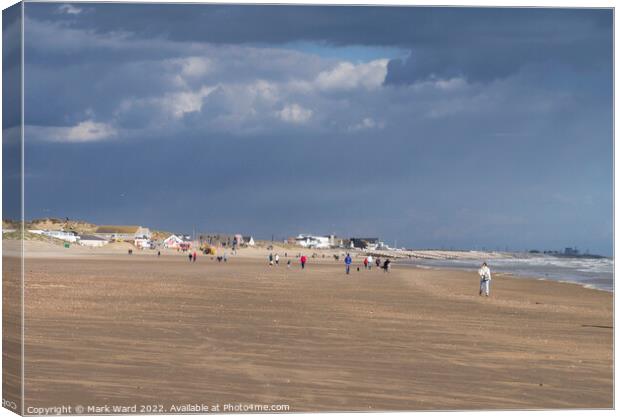 Camber in the Cold. Canvas Print by Mark Ward