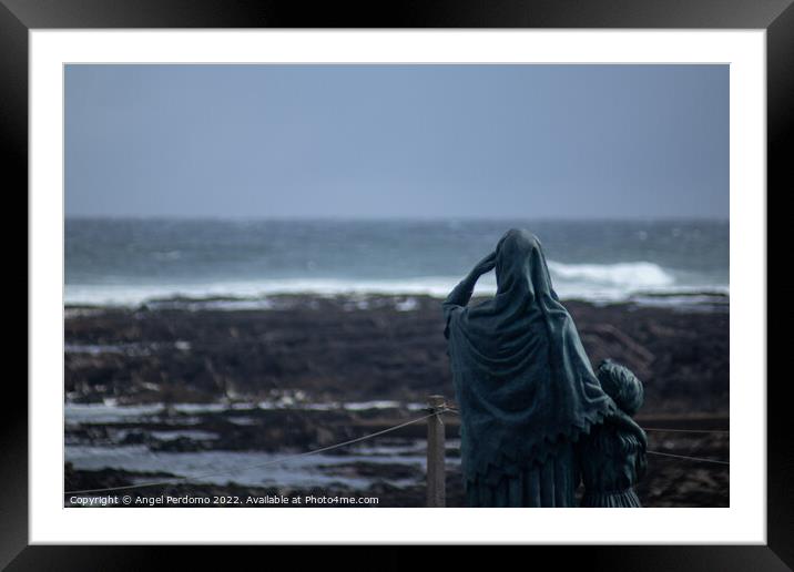Lost at Sea  Framed Mounted Print by Angel Perdomo