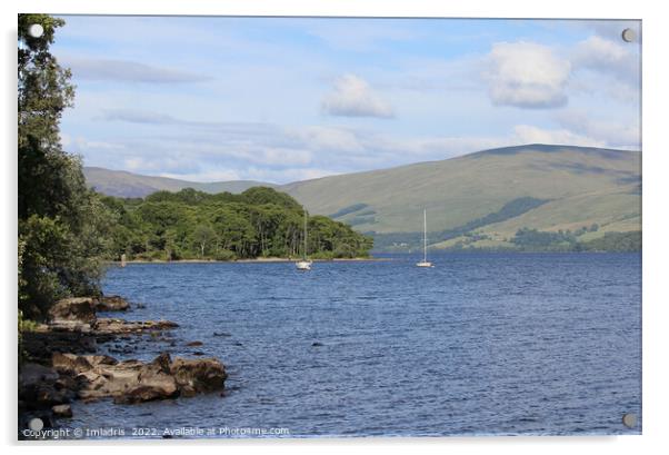Loch Tay View, Morenish, Scotland Acrylic by Imladris 