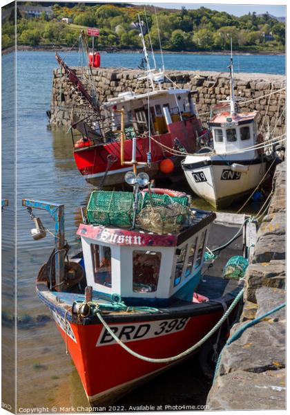 Fishing boats, Broadford, Skye Canvas Print by Photimageon UK