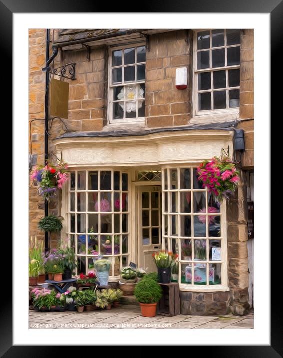 The Old Flower shop, Uppingham Framed Mounted Print by Photimageon UK