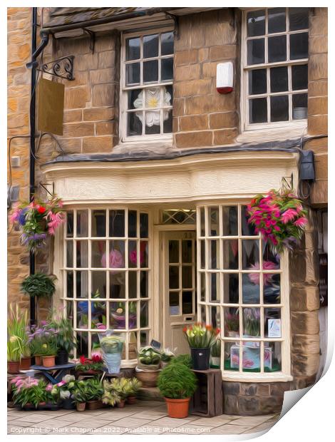 The Old Flower shop, Uppingham Print by Photimageon UK