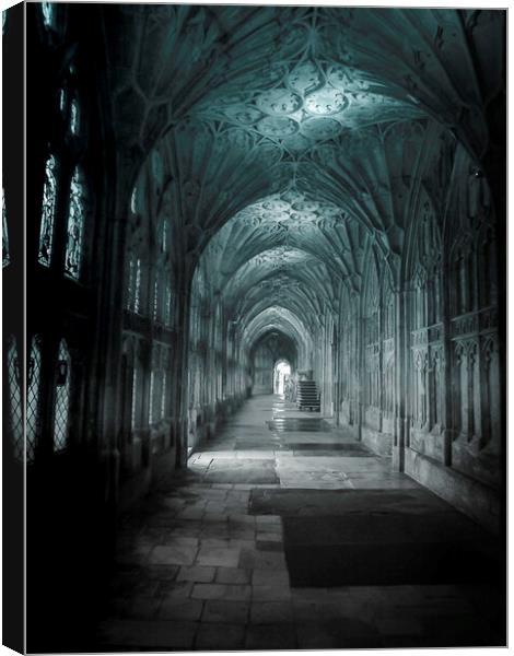 Cloistered view Canvas Print by Steve Taylor