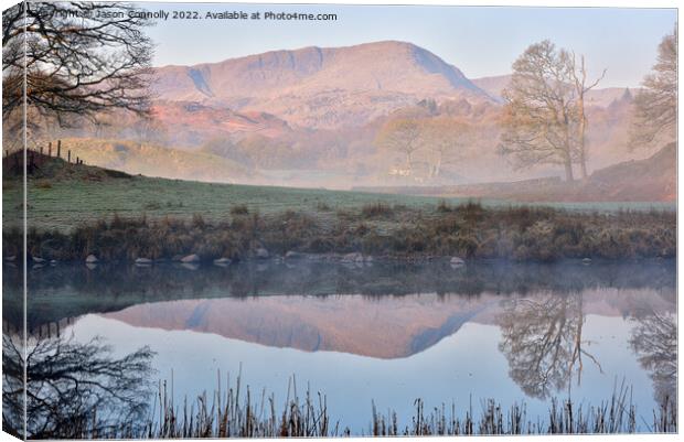 The Beauty Of Elterwater Canvas Print by Jason Connolly