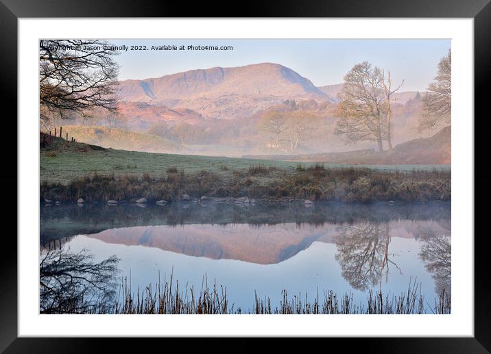 The Beauty Of Elterwater Framed Mounted Print by Jason Connolly