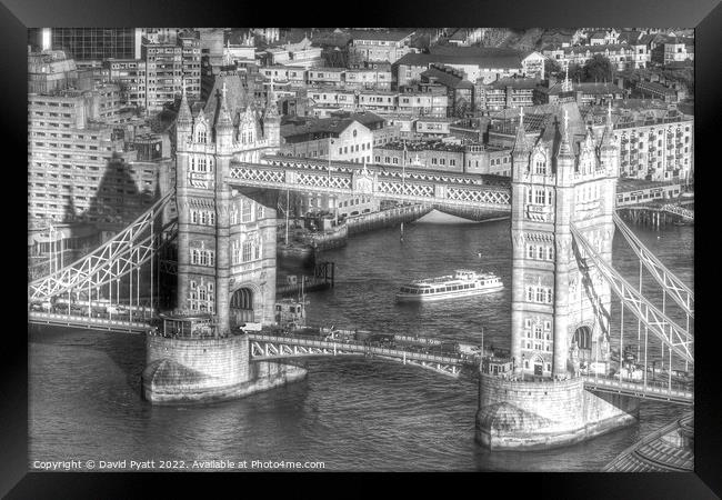 Tower Bridge London  Framed Print by David Pyatt