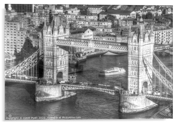 Tower Bridge London  Acrylic by David Pyatt