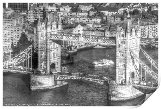Tower Bridge London  Print by David Pyatt