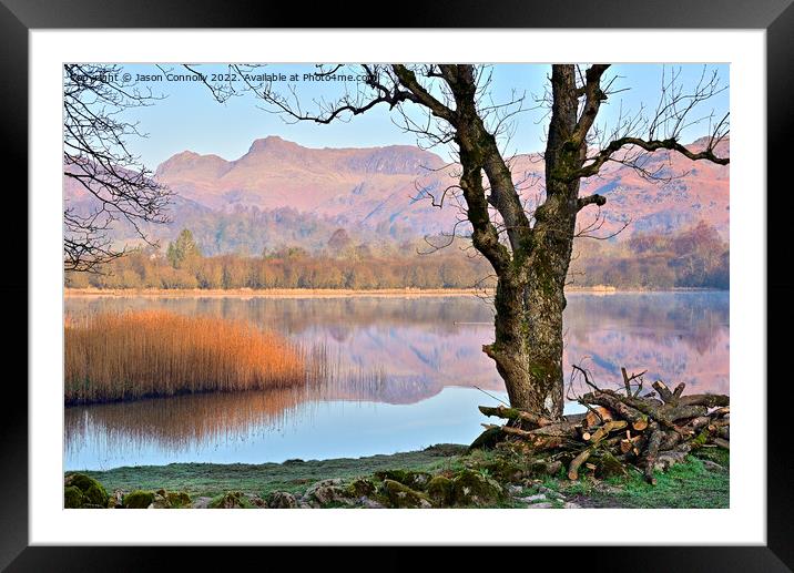 Elterwater Excellence. Framed Mounted Print by Jason Connolly