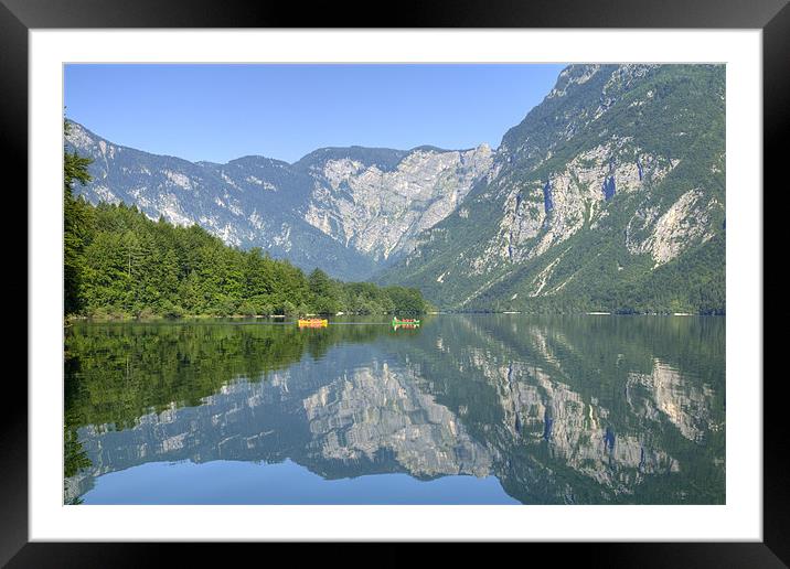 Valley reflections Framed Mounted Print by Ian Middleton