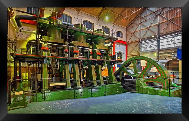 River Don Engine, Sheffield Framed Print by Darren Galpin
