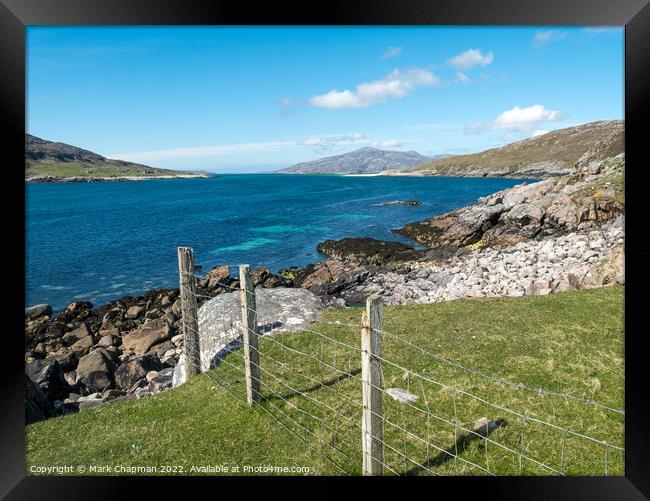 The Sound of Scarp from the Isle of Harris Framed Print by Photimageon UK