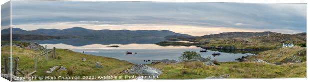 Loch Tarbert panorama, Isle of Harris Canvas Print by Photimageon UK