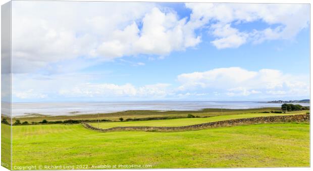 Landscape over the solway Canvas Print by Richard Long