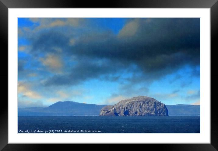 bass rock    Framed Mounted Print by dale rys (LP)