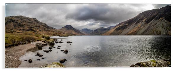 Wastwater Panoramic Acrylic by Dave Hudspeth Landscape Photography