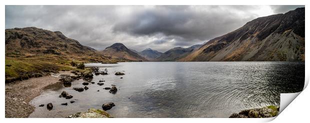 Wastwater Panoramic Print by Dave Hudspeth Landscape Photography