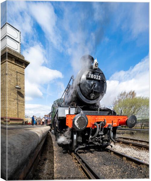 Return to the age of steam. Canvas Print by Chris North