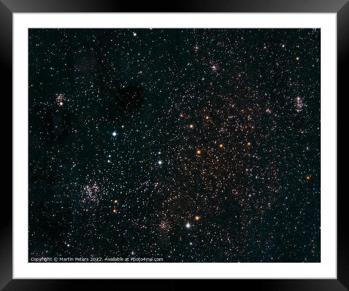 The Sparkling Universe Framed Mounted Print by Martin Yiannoullou