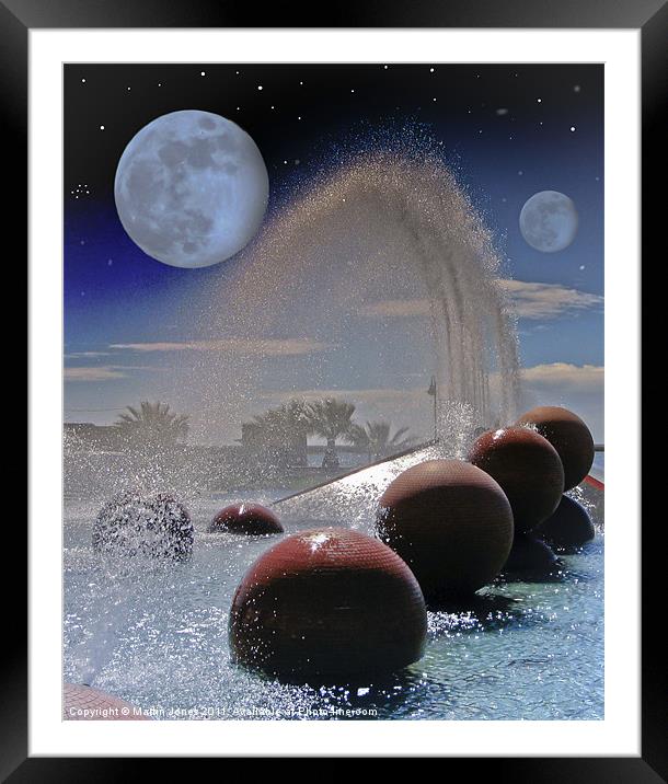 Extra Solar Planet Fantasy Framed Mounted Print by K7 Photography
