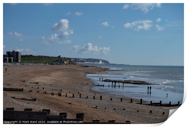 The Tide and the Winter Recede. Print by Mark Ward