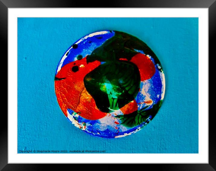 Abstract 140 Framed Mounted Print by Stephanie Moore