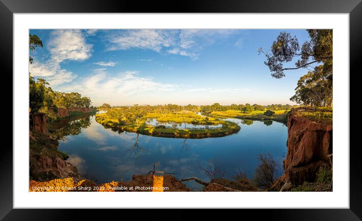 Sunrise at Red Cliffs Framed Mounted Print by Shaun Sharp