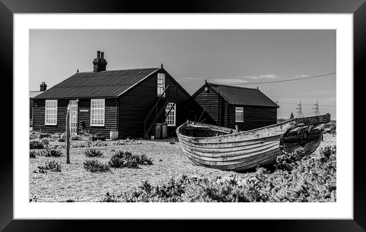 Prospect Cottage Dungeness Framed Mounted Print by Adrian Rowley