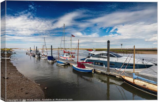 Wells-next-the-Sea, Norfolk Canvas Print by Jim Monk