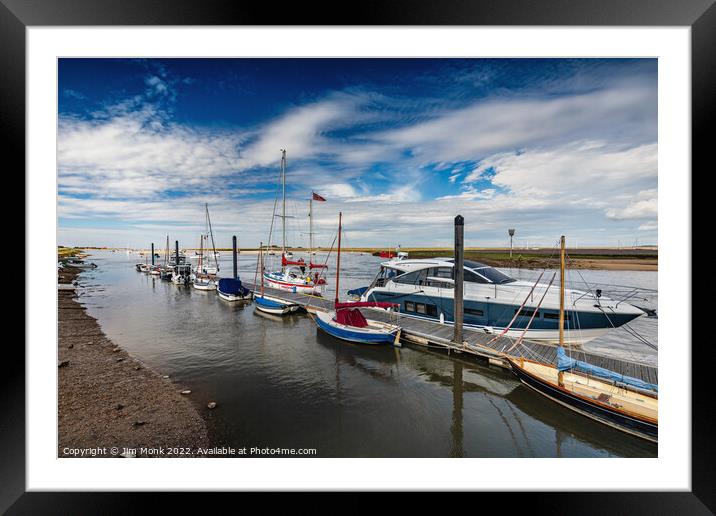 Wells-next-the-Sea, Norfolk Framed Mounted Print by Jim Monk