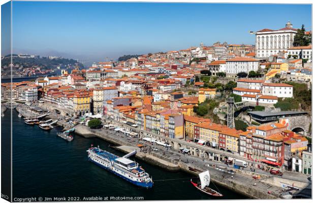 Porto Cityscape Canvas Print by Jim Monk