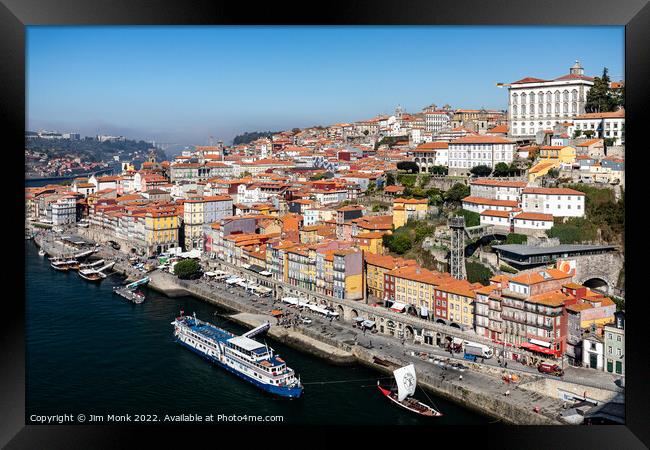 Porto Cityscape Framed Print by Jim Monk
