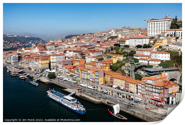 Porto Cityscape Print by Jim Monk