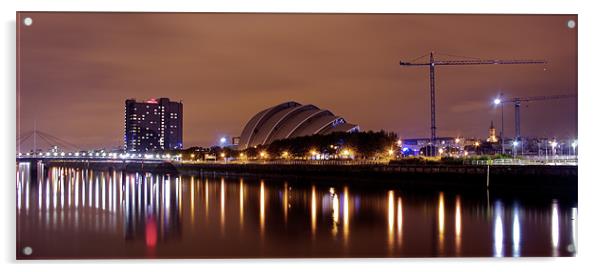 SECC Glasgow Clydeside Acrylic by Nicola Garman